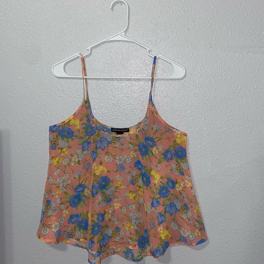 Flower Multicolored Tank Top